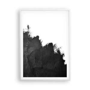 Poster in einem weißen Rahmen - Elemente: Erde - 70x100 cm