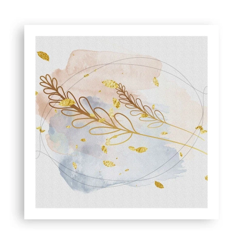 Poster - Goldenr Hauch - 60x60 cm