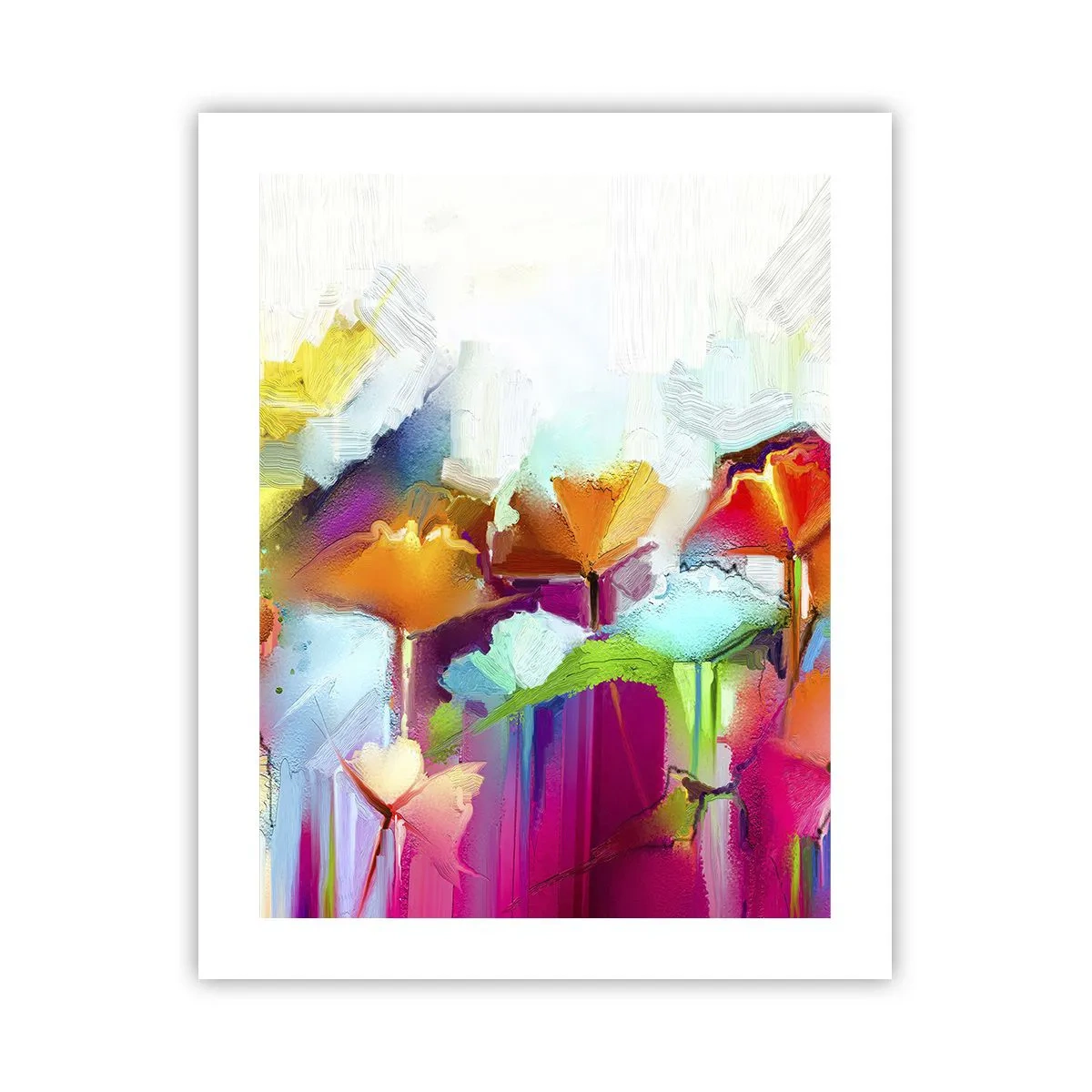 Poster - Der Regenbogen ist aufgeblüht - 40x50 cm