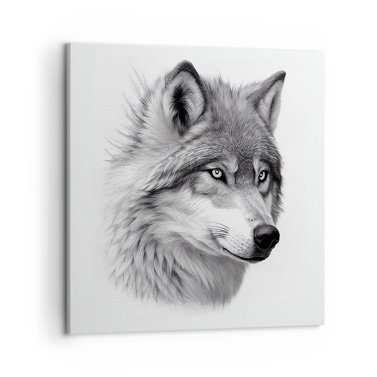 Bild auf Leinwand - Leinwandbild - Alpha – ohne Zweifel - 50x50 cm