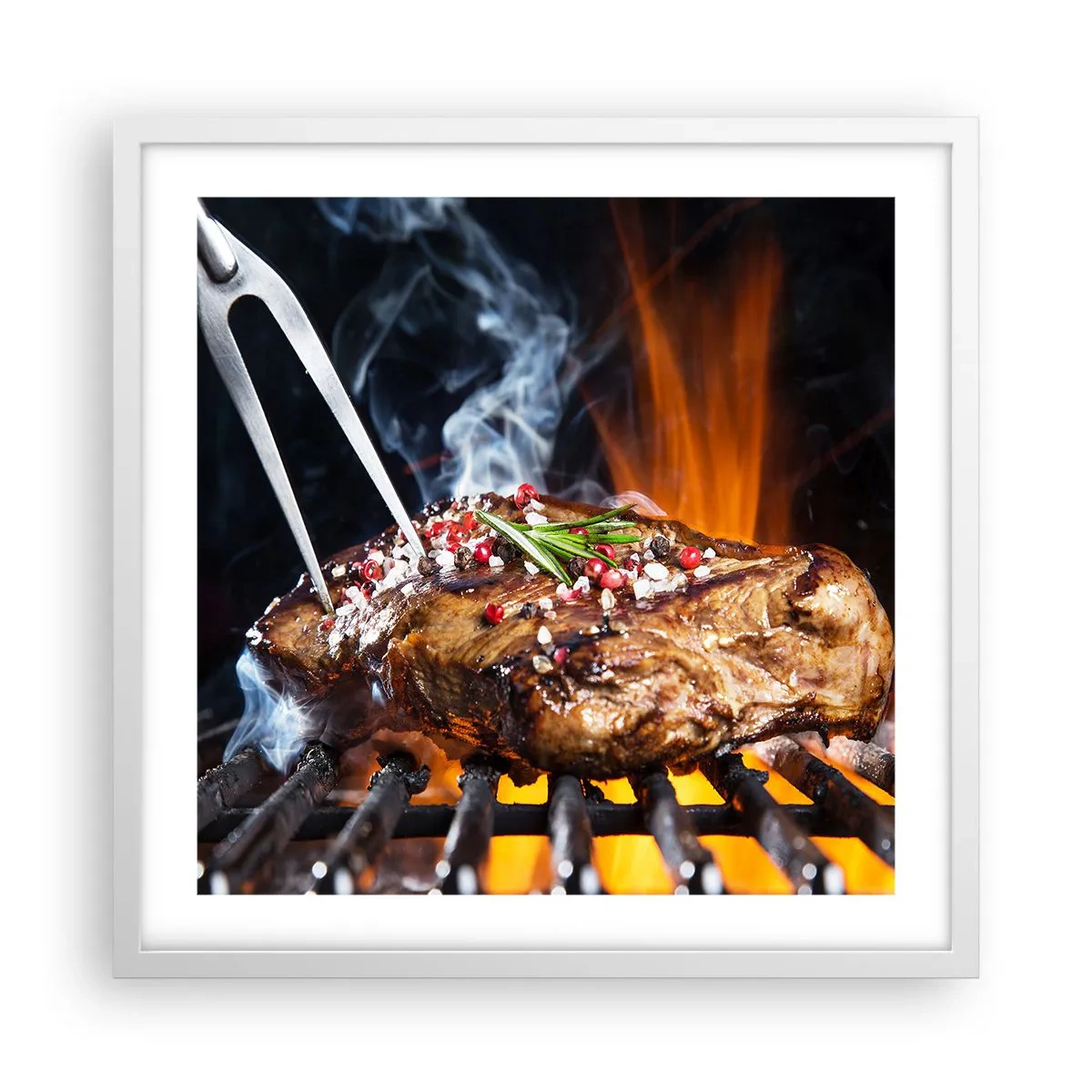 Poster in einem weißen Rahmen - Saftig und duftend - 50x50 cm