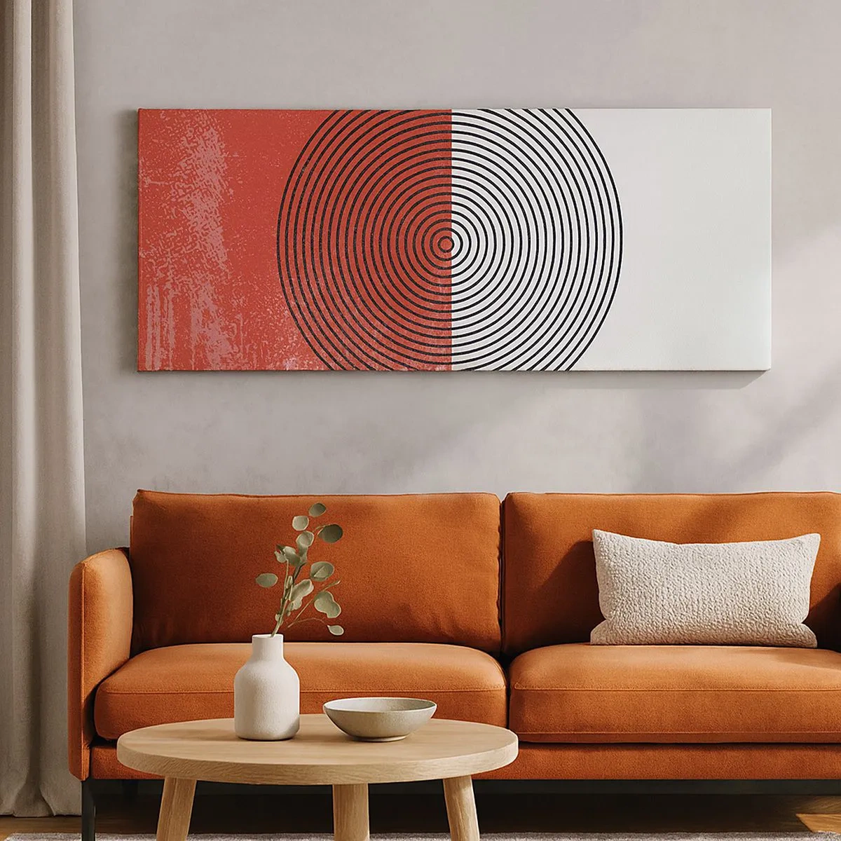 Bild auf Leinwand - Leinwandbild - Auf den Punkt gebracht - 100x40 cm