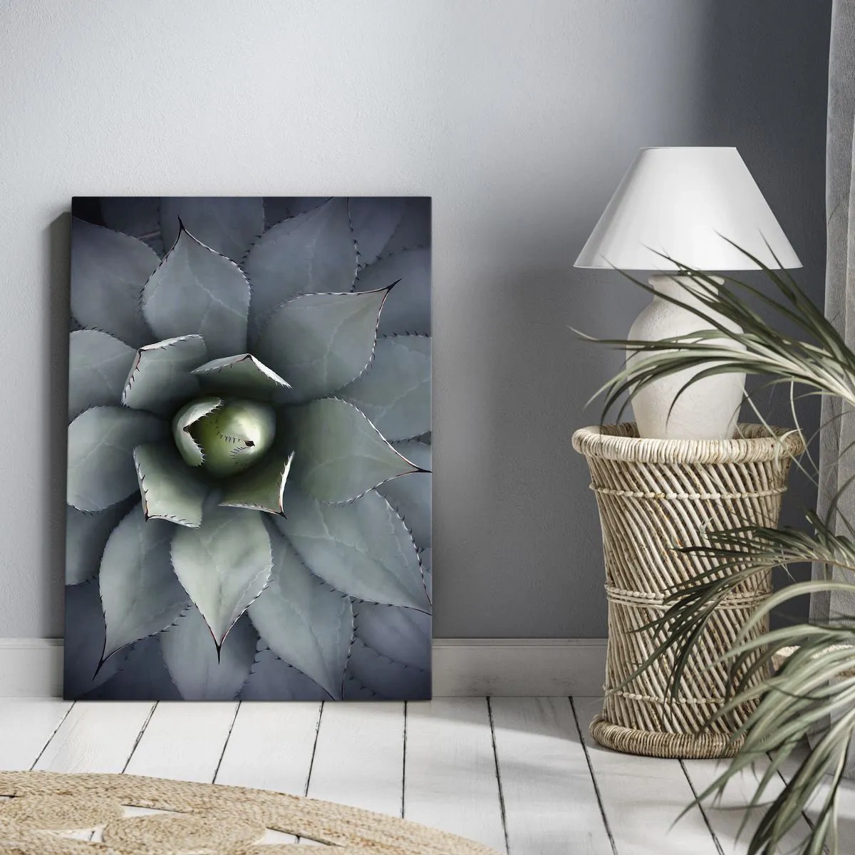 Bild auf Leinwand - Leinwandbild - Es lockt an und warnt - 65x120 cm