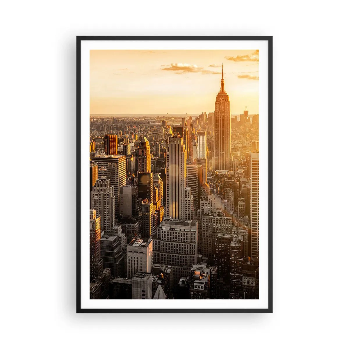 Poster in einem schwarzem Rahmen - In der Sonne wachsen - 70x100 cm