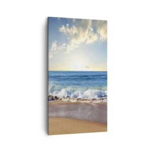 Bild auf Leinwand - Leinwandbild - Bewegung und Stille zugleich - 45x80 cm