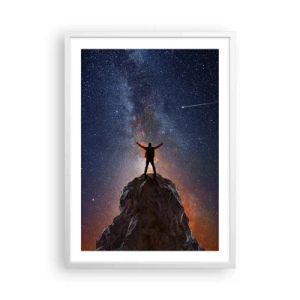 Poster in einem weißen Rahmen - Die Macht ist mit mir! - 50x70 cm