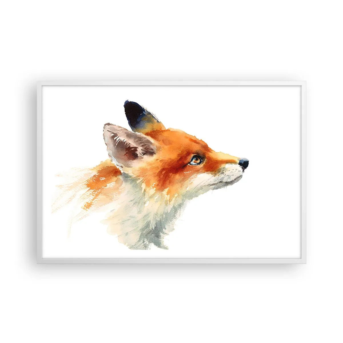 Poster in einem weißen Rahmen - Man kann nie vorsichtig genug sein - 91x61 cm