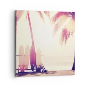 Bild auf Leinwand - Leinwandbild - Es wird ein toller Tag - 70x70 cm