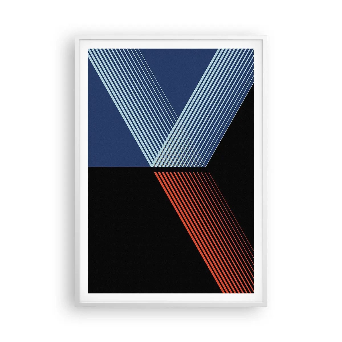 Poster in einem weißen Rahmen - Eine einfache Geschichte - 70x100 cm