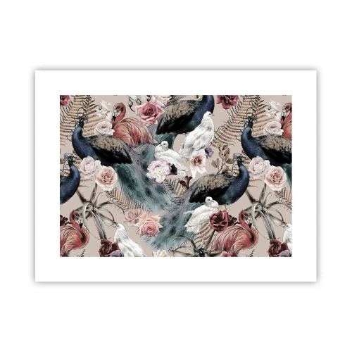 Poster - Im Schlossgarten - 40x30 cm