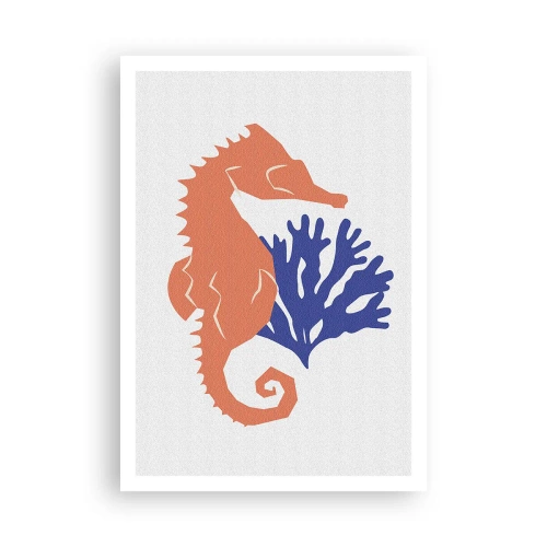 Poster - Auf einer Unterwasserwiese - 70x100 cm