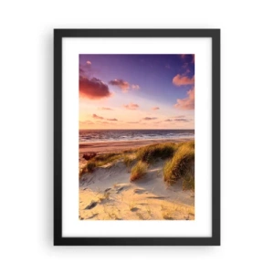 Poster in einem schwarzem Rahmen - Die Luft riecht schon im Sommer - 30x40 cm