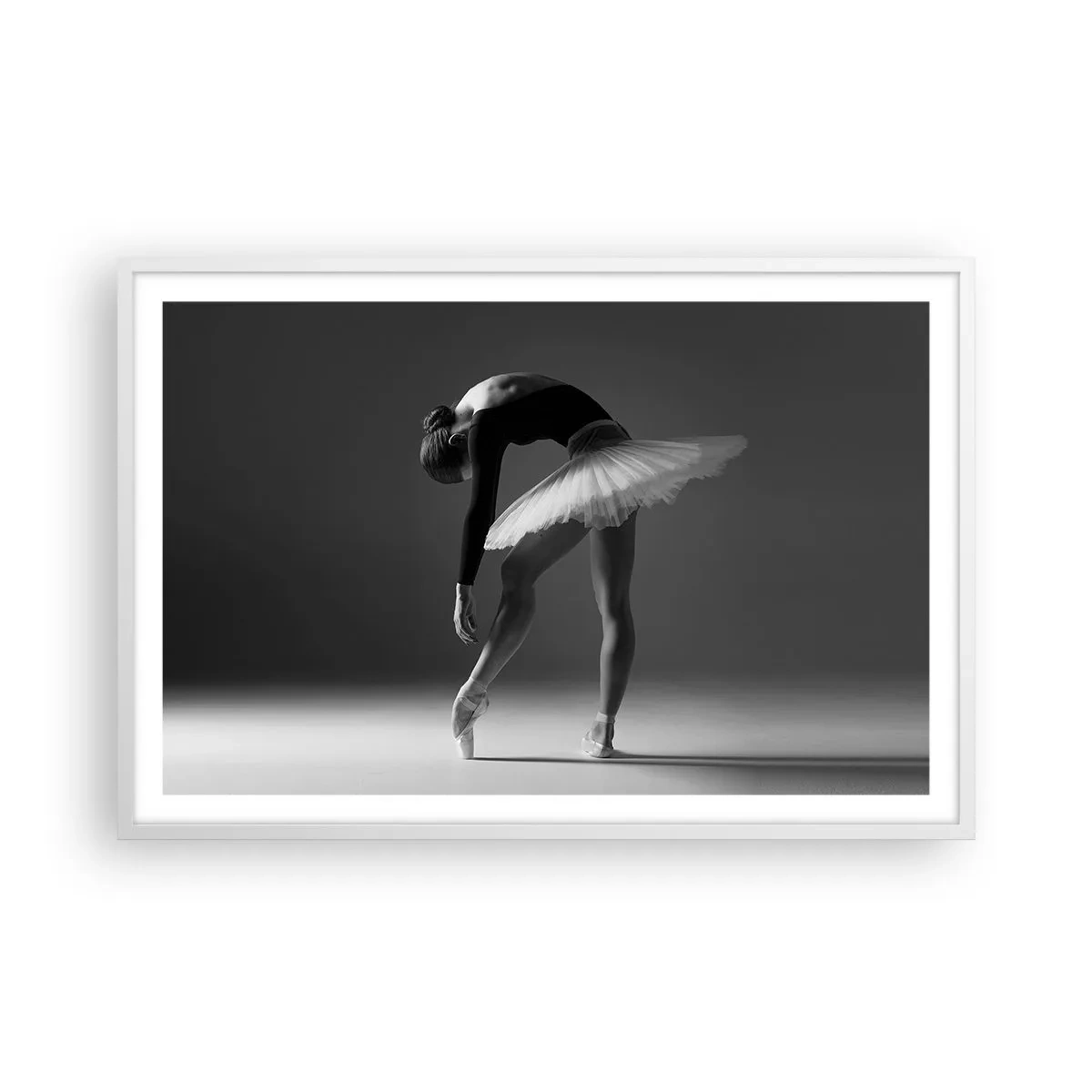 Poster in einem weißen Rahmen - Bella Ballerina - 91x61 cm