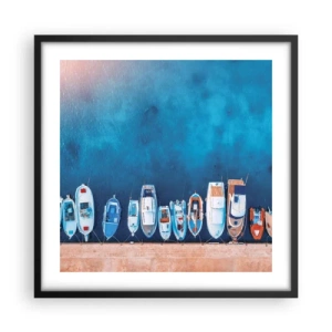 Poster in einem schwarzem Rahmen - In einer Reihe - 50x50 cm