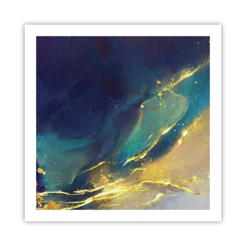Poster - Der goldene Teich - 60x60 cm