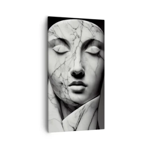 Bild auf Leinwand - Leinwandbild - Marmorformen - 55x100 cm