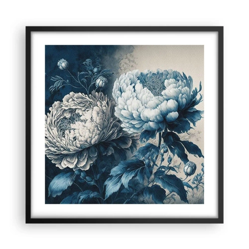 Poster in einem schwarzem Rahmen - Passendes Paar - 50x50 cm