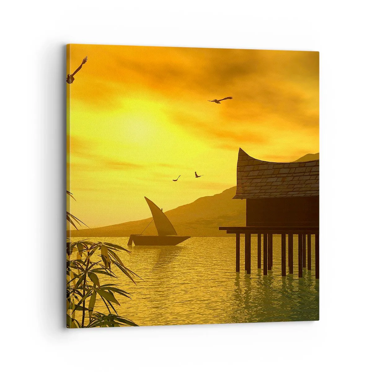 Bild auf Leinwand - Leinwandbild - Der ersehnte Frieden - 70x70 cm