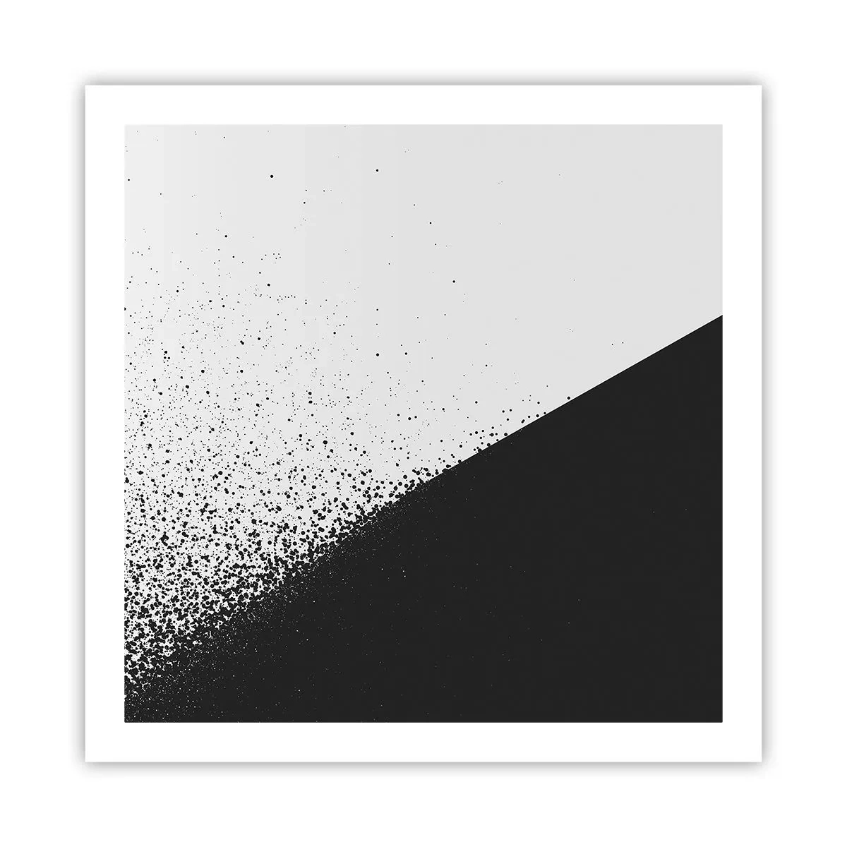 Poster - Immer schneller, immer mehr - 60x60 cm