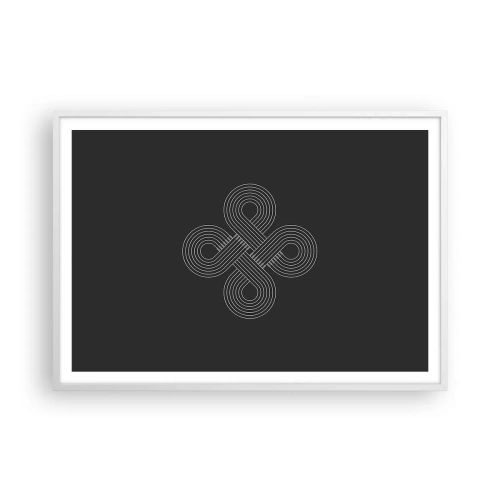 Poster in einem weißen Rahmen - Im keltischen Geist - 100x70 cm