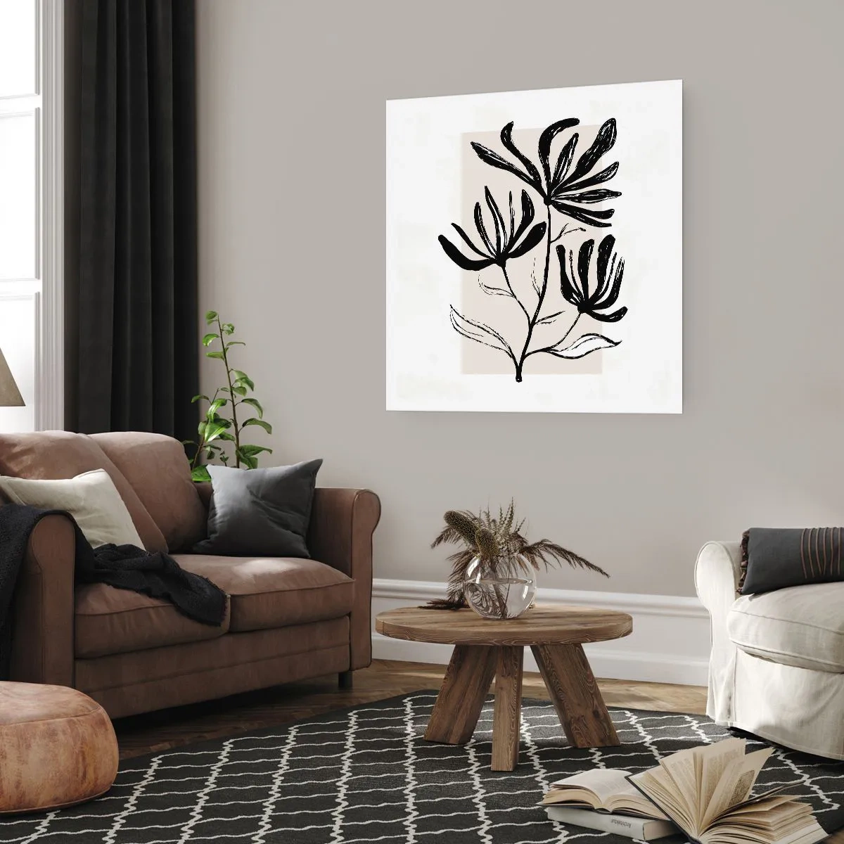 Poster - Skizze für das Herbarium - 30x30 cm