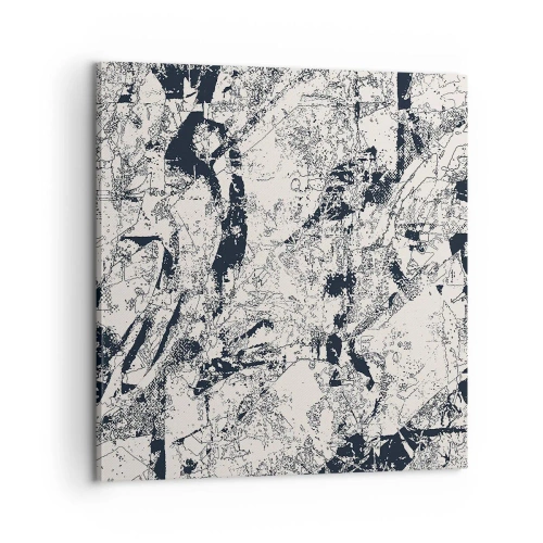 Bild auf Leinwand - Leinwandbild - Durchdringung der Gegensätze - 60x60 cm