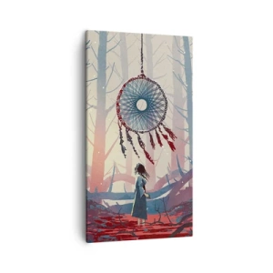 Bild auf Leinwand - Leinwandbild - Geheimes Glücksritual - 45x80 cm