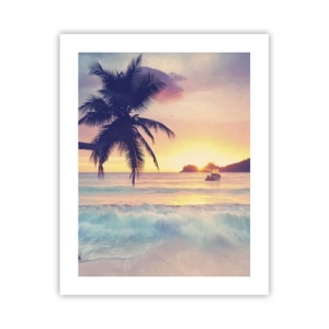 Poster - Ein Abend in der Bucht - 40x50 cm