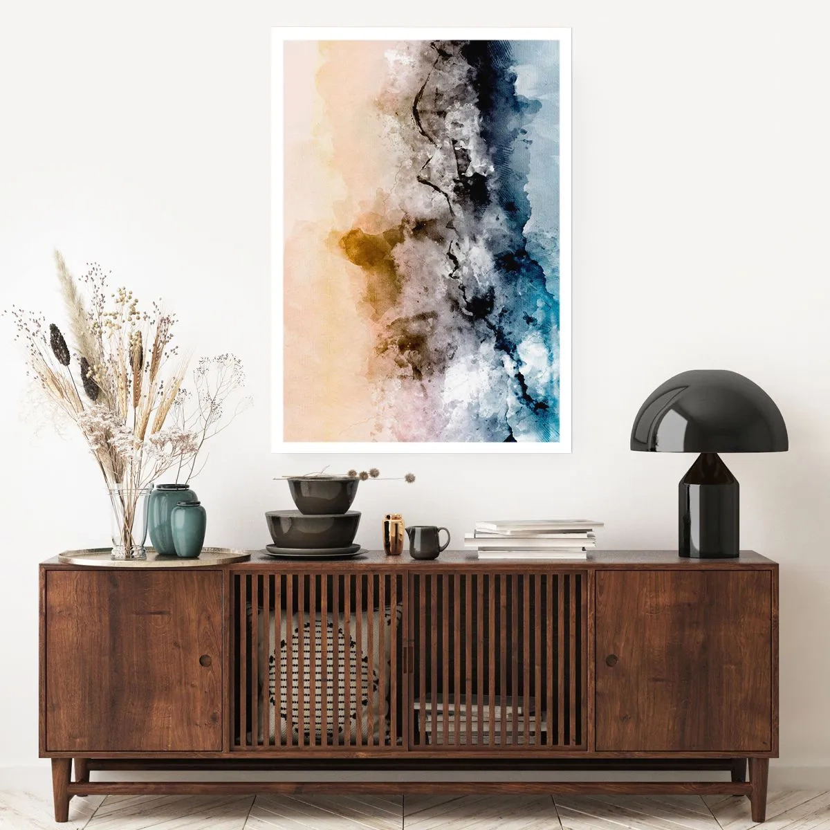 Poster - In einer Nebelwolke ertrunken - 30x40 cm