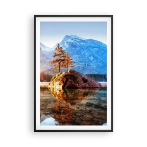 Poster in einem schwarzem Rahmen - Natur in neuem Licht - 61x91 cm