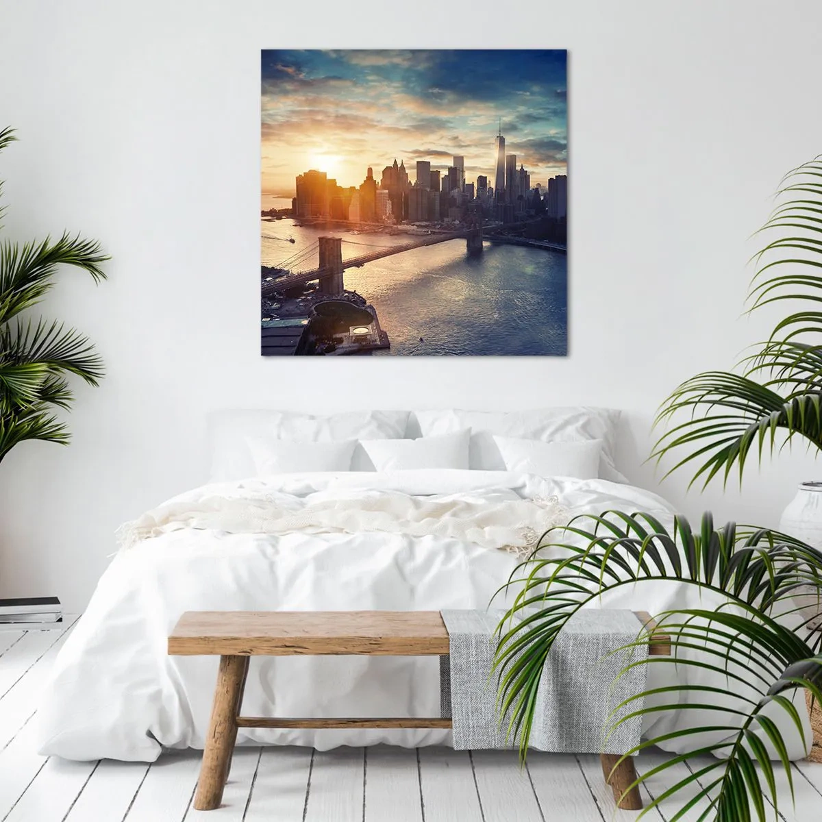 Bild auf Leinwand - Leinwandbild - Westliches Kulturdenkmal - 60x60 cm