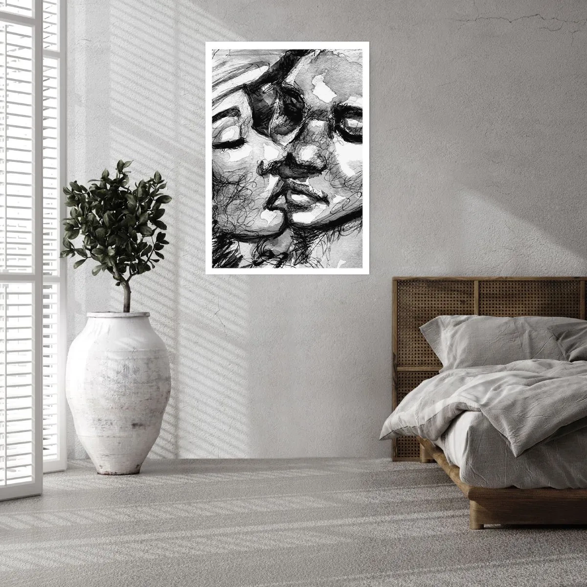 Poster - Zärtlicher Moment - 30x40 cm