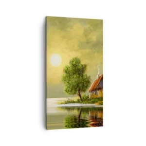 Bild auf Leinwand - Leinwandbild - Schön, wie ein Bild - 45x80 cm