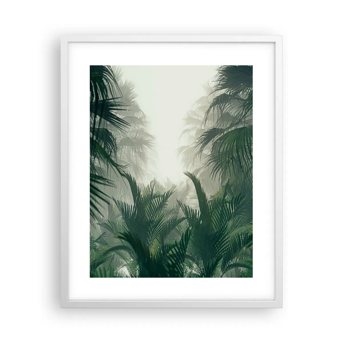 Poster in einem weißen Rahmen - Tropisches Geheimnis - 40x50 cm