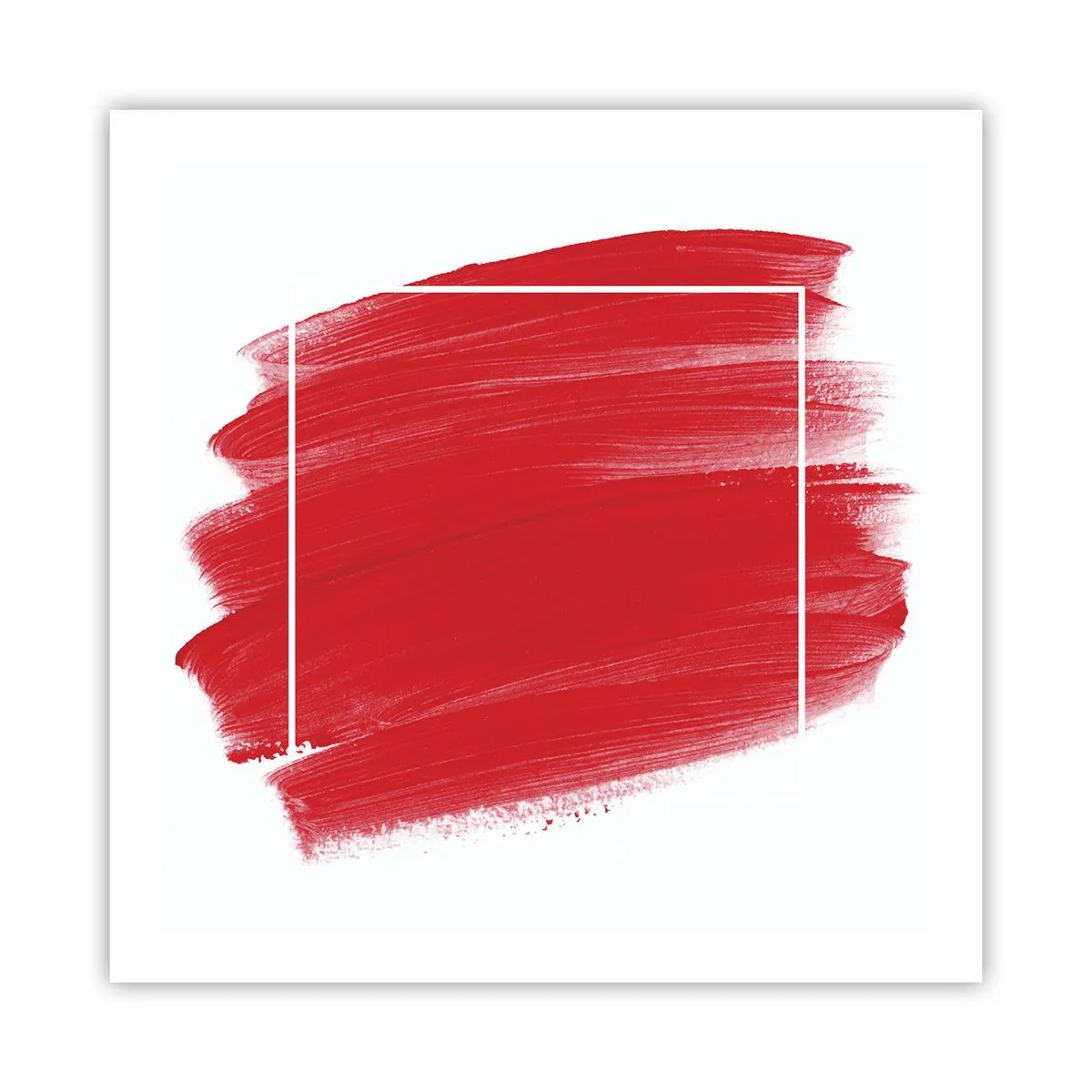 Poster - Aus dem Rahmen - 60x60 cm