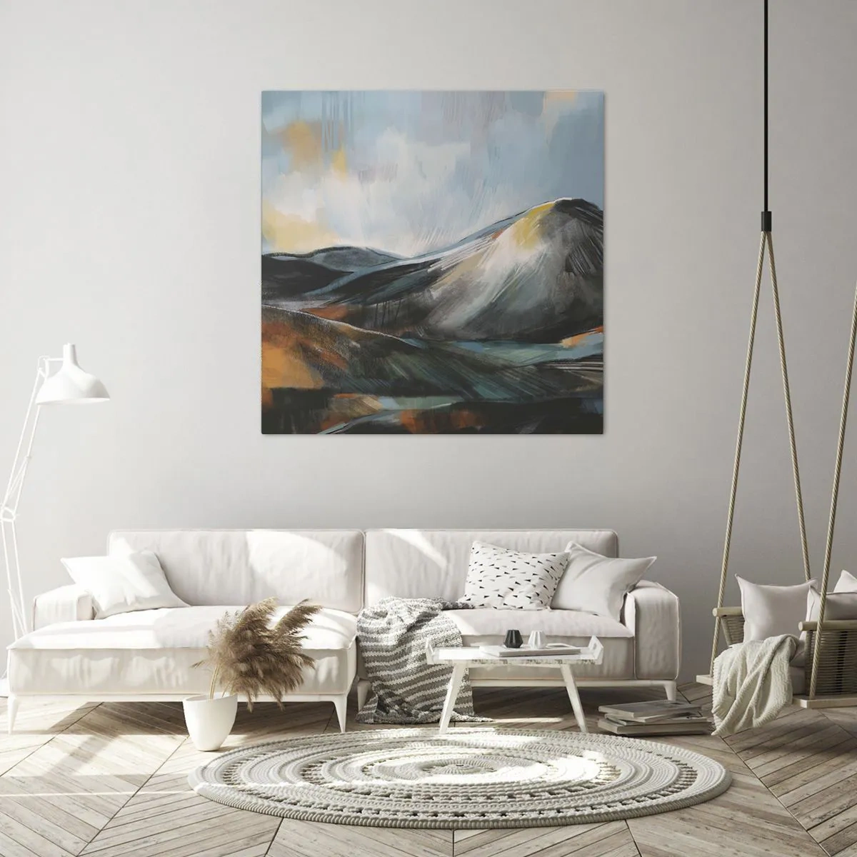 Bild auf Leinwand - Leinwandbild - Roh und schön - 40x40 cm