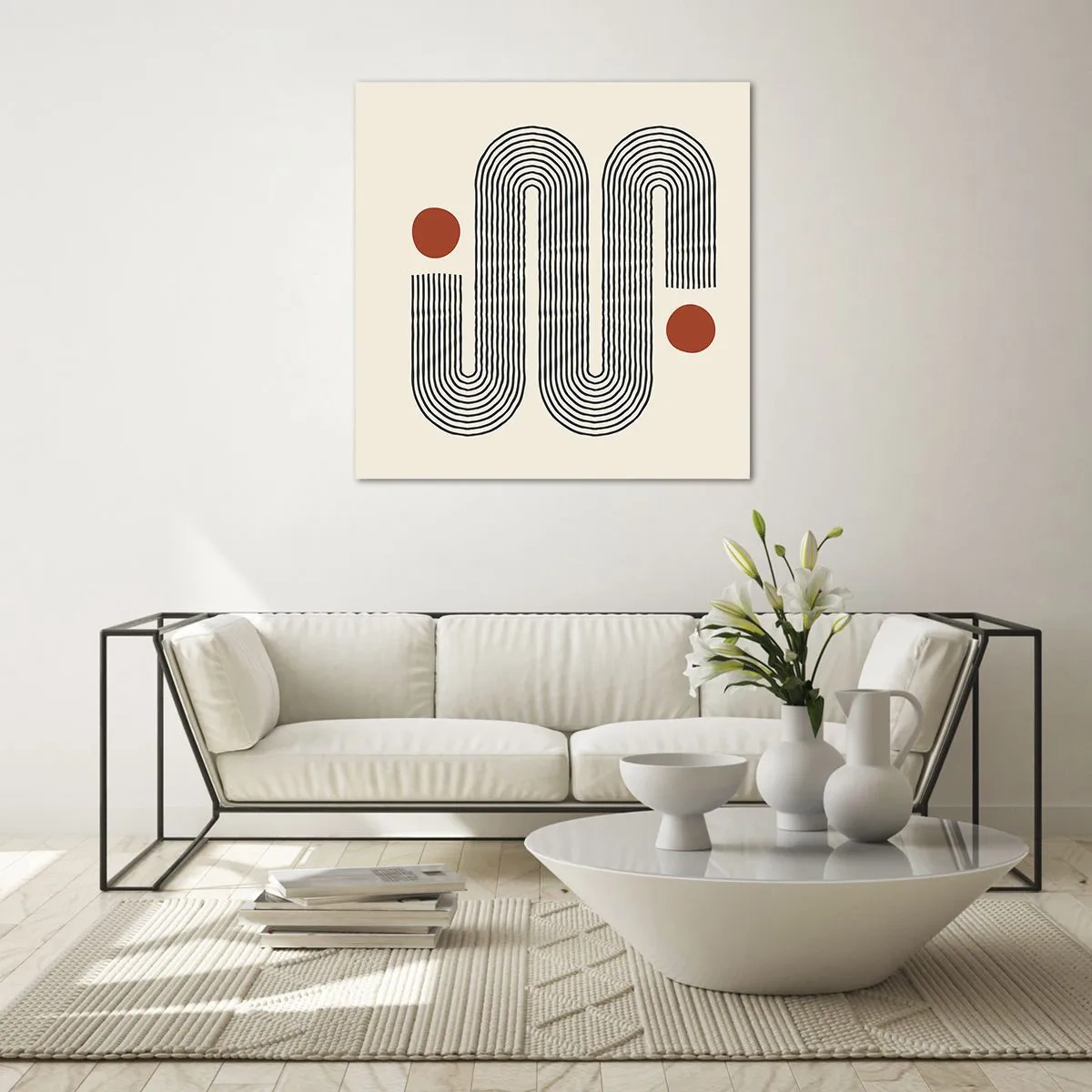 Glasbild - Bild auf glas - Vom Anfang bis zum Ende - 60x60 cm