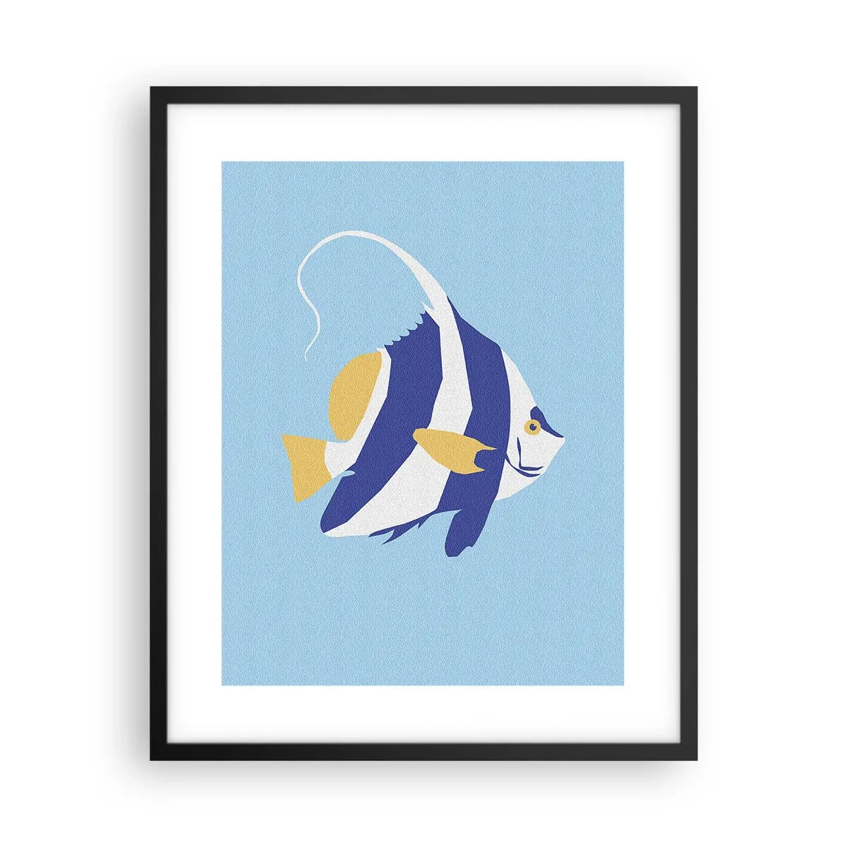 Poster in einem schwarzem Rahmen - Vermisse tropische Gewässer - 40x50 cm