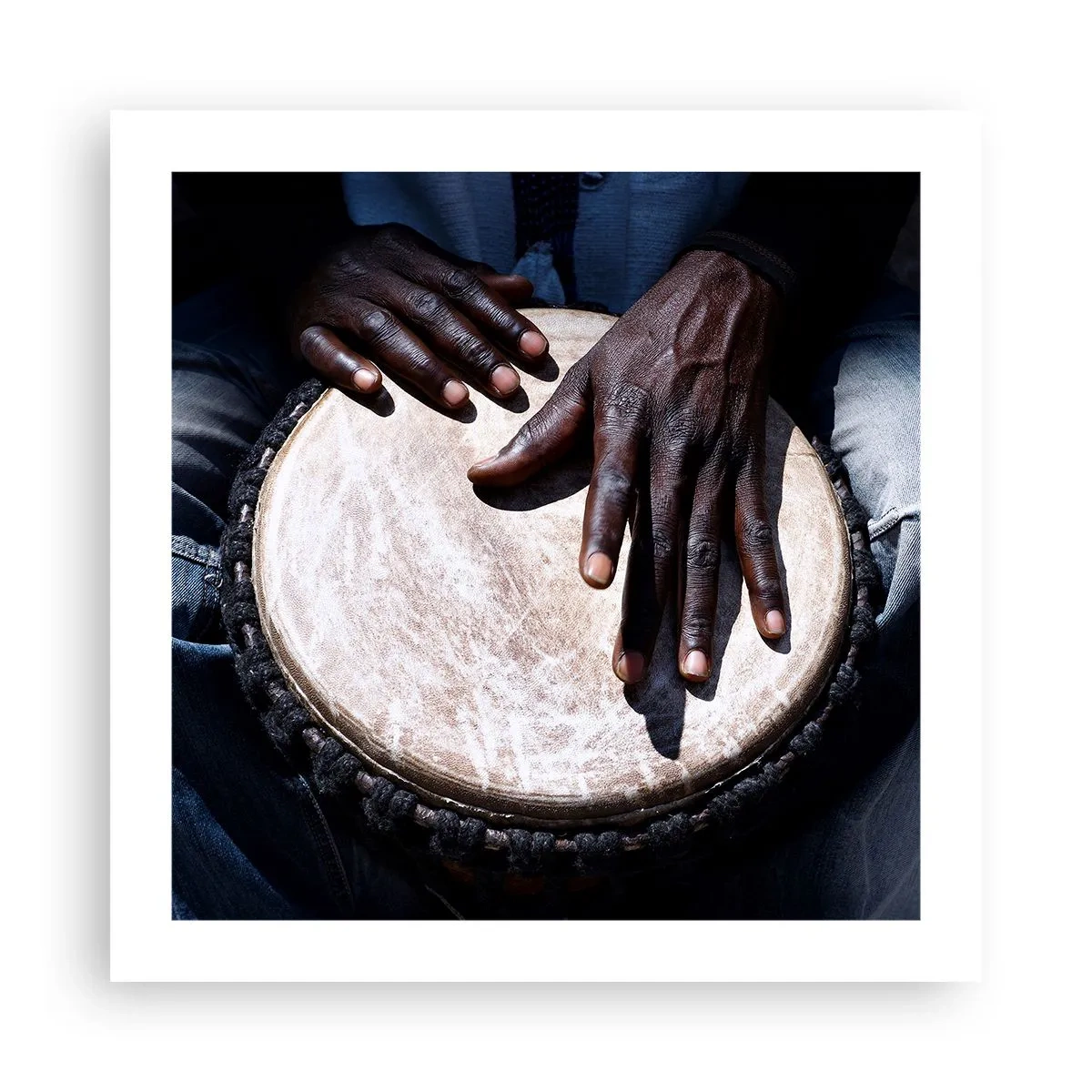 Poster - Lebe in deinem eigenen Rhythmus - 50x50 cm