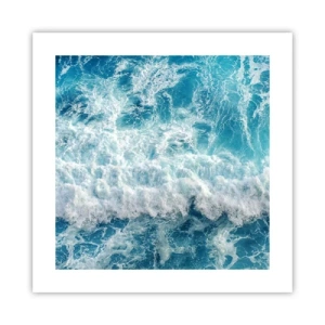 Poster - Freudig und springend - 40x40 cm