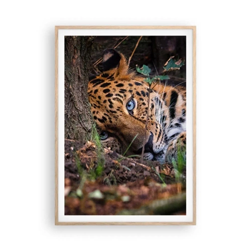 Poster in einem Rahmen aus heller Eiche - Vertrau mir - 70x100 cm