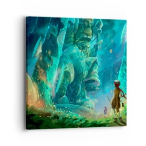 Bild auf Leinwand - Leinwandbild - Aus dem großen Märchenbuch - 40x40 cm