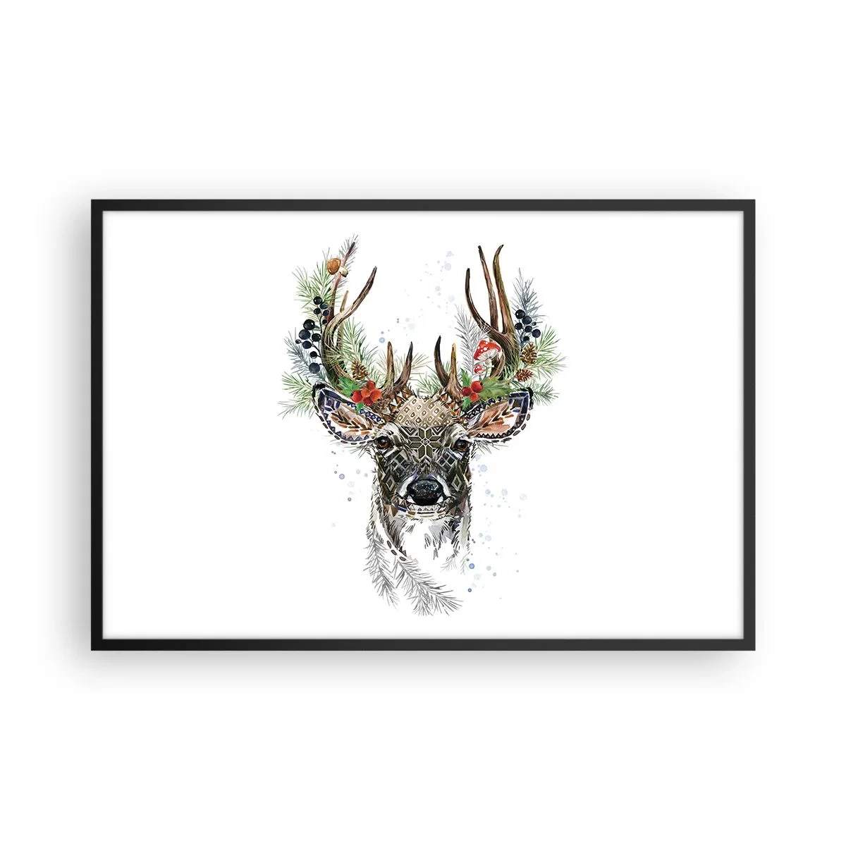 Poster in einem schwarzem Rahmen - Im festlichen Gewand - 91x61 cm