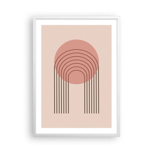 Poster in einem weißen Rahmen - Unwiderstehliche Anziehungskraft - 50x70 cm