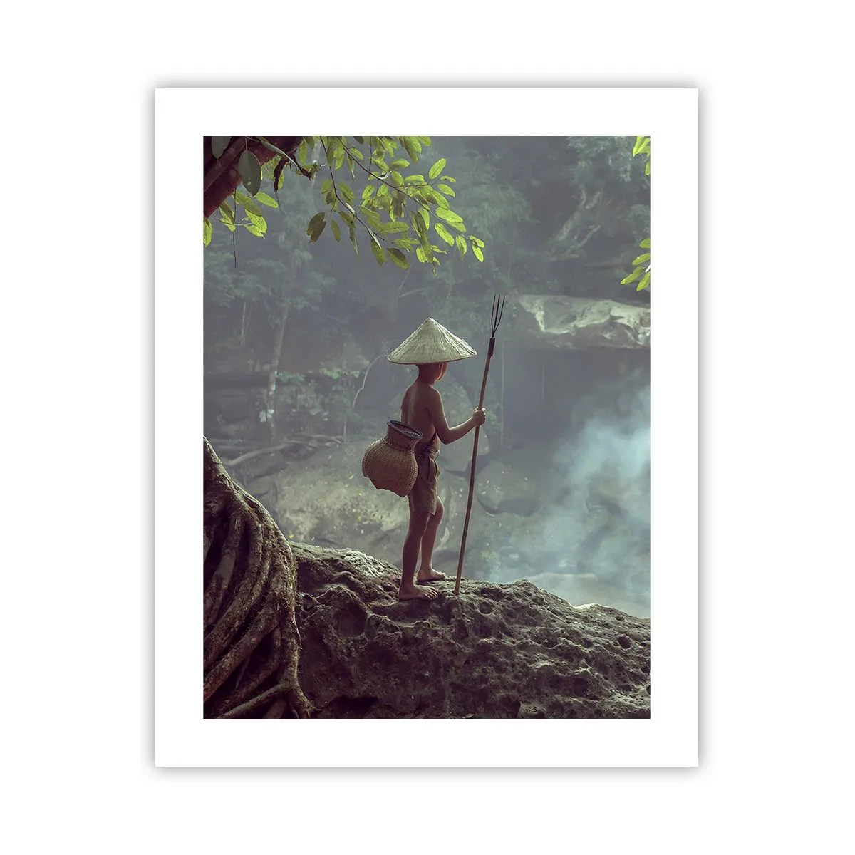 Poster - Befreundet mit der Natur - 40x50 cm