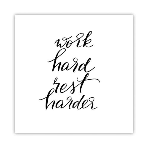 Poster - Lebensbalance - 60x60 cm