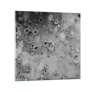 Glasbild - Bild auf glas - Wie eine Mondlandschaft - 70x70 cm