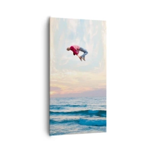 Bild auf Leinwand - Leinwandbild - In eine andere Dimension - 65x120 cm