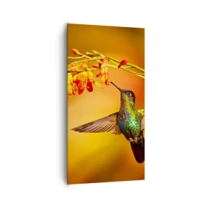 Bild auf Leinwand - Leinwandbild - Ein Lichtbote nach den Maya - 65x120 cm