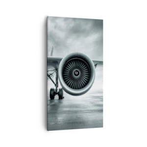 Bild auf Leinwand - Leinwandbild - Die Macht ist da! - 55x100 cm